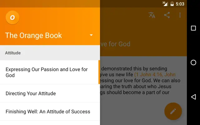 The Orange Book android App screenshot 5